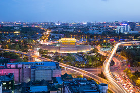 北京夜景  建筑