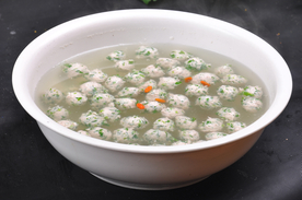 水汆丸子汤