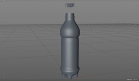 C4D模型果汁瓶