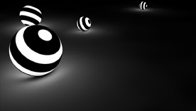 条纹发光球 C4D建模