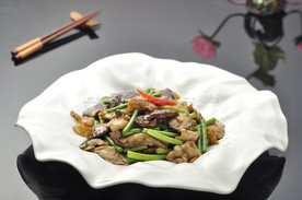 小炒崂山菇