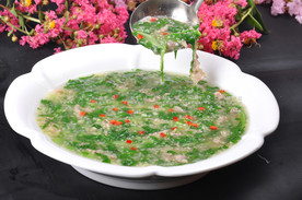 小米青菜肥牛