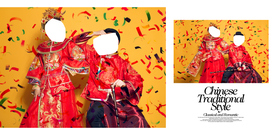 婚纱摄影模板 中式婚纱照