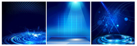 大气炫酷蓝色科技背景