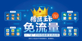 腾讯王卡海报横版