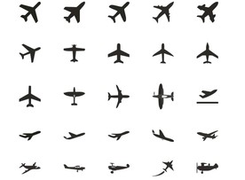 各种飞机造型