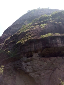 霍山悬崖峭壁