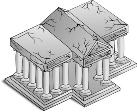 希腊建筑矢量素材