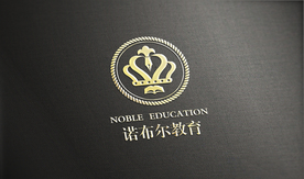 诺布尔教育标志设计