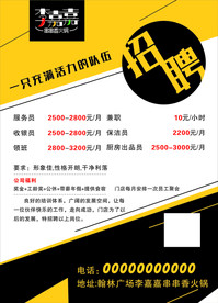 招聘海报