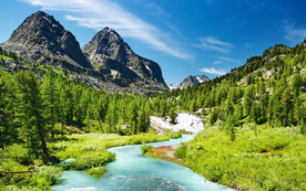 湖泊 草原牧场 山川美景 草原