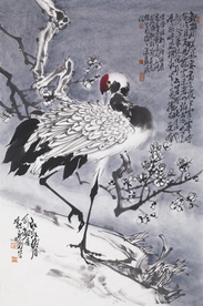 黄晓明 写意花鸟