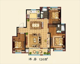 室内设计彩色布置图