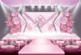 粉色主题婚礼