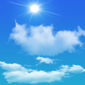蓝天白云