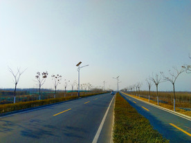 美丽的乡村道路风景