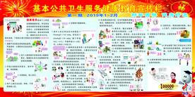 基本公共卫生服务健康教育宣传栏
