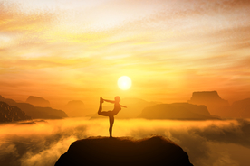 瑜伽户外有氧健康运动