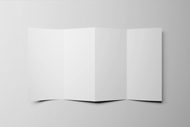 空白折页