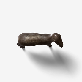 生活用品金复古动物羊物品摆件