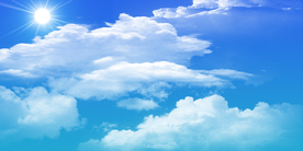 蓝天白云