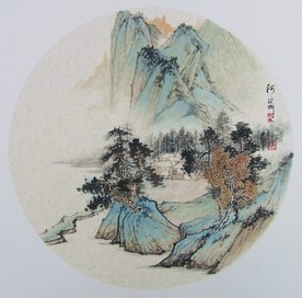 青绿山水小品