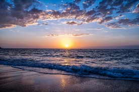 海景晚霞