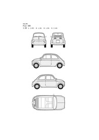 手绘汽车设计图Fiat