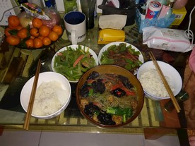 餐桌上的美食