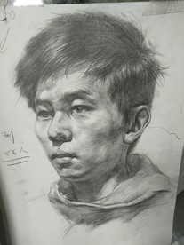 素描人头像