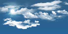 蓝天白云