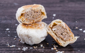 美味的鲜肉月饼图片