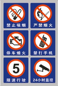 加油站标识牌