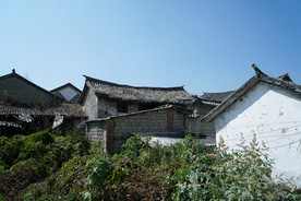 云南喜洲古镇 老旧民居