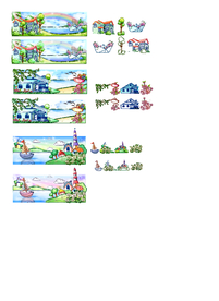 小清新卡通风景创意儿童插画