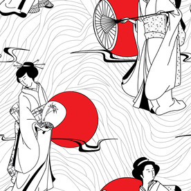 装饰画仕女图