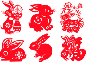 兔子剪纸