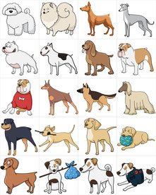 矢量狗集合