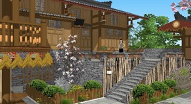 民居改造民宿院落