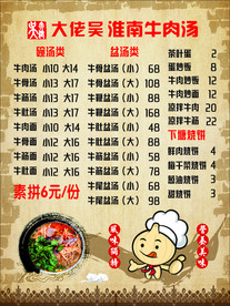 价目表