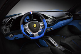 跑车方向盘套实拍图