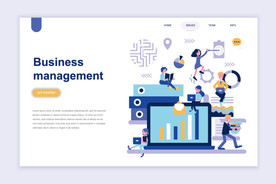 业务管理登陆页面模板