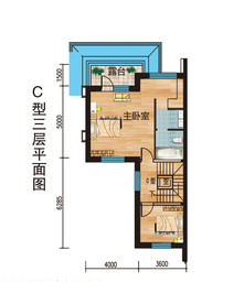 房地产psd分层户型图