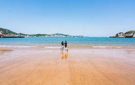 风景海岸海岛沙滩海湾
