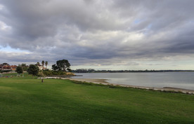 奥克兰海滨小镇风景