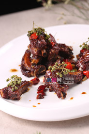 鲜花椒炝排骨