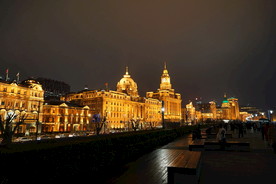 上海外滩夜景 老建筑