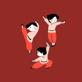 中国功夫可爱小女孩