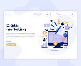 数字营销登陆页