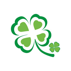 四叶草图标矢量图